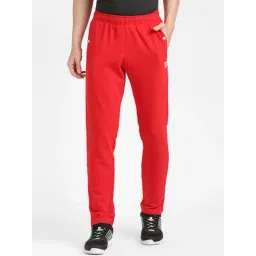 Reebok Red Cotton Regular Fit Sports Trackpants-picture-45