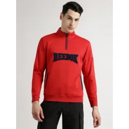Reebok Red Regular Fit Logo Printed Sports Sweatshirt-picture-16