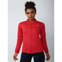 Reebok Red Regular Fit Sports Jacket image 1