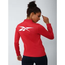 Reebok Red Regular Fit Sports Jacket image 2