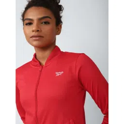Reebok Red Regular Fit Sports Jacket image 5