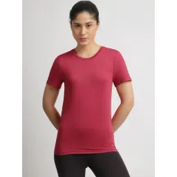 Reebok Red Regular Fit Sports T-Shirt-picture-15