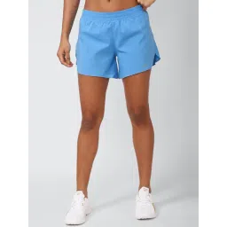 Reebok Sky Blue Mid Rise Sports Shorts-picture-38