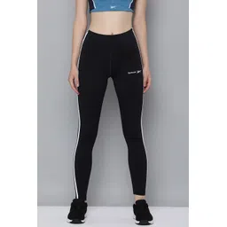reebok Solid Women Black Tights-picture-24