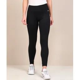 reebok Solid Women Black Tights-picture-15