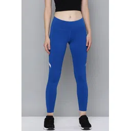 reebok Solid Women Blue Tights-picture-15