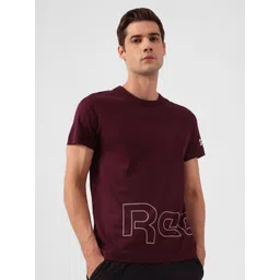 Reebok Training App Brand Logo Printed Slim-Fit Pure Cotton T-Shirt-picture-24