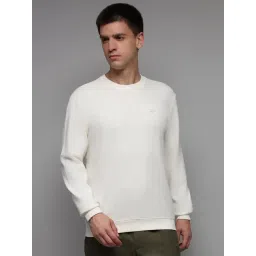 Reebok White Cotton Regular Fit Solid Sweatshirt-picture-42