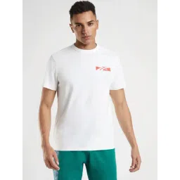 Reebok White Regular Fit Printed Sport T-Shirt-picture-38