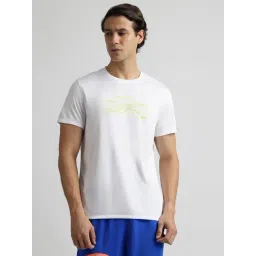 Reebok White Regular Fit Printed T-Shirt-picture-16