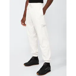 Reebok White Regular Fit Sports Joggers image 3