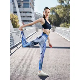 Reebok Women Blue Lux HR 2.0 All Over Print Training Tights-picture-27