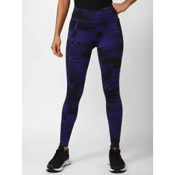 Reebok Women Fitness TS Lux Jacquard Patterned High Rise Tights-picture-30