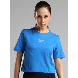 Reebok Women Round Neck Pure Cotton T-Shirt-picture-30