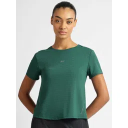 Reebok Women Solid Round Neck T-shirt-picture-35