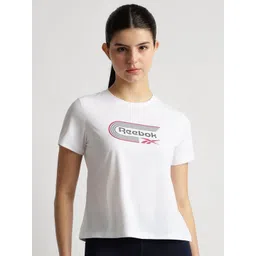 Reebok Women Solid Round Neck T-shirt-picture-34