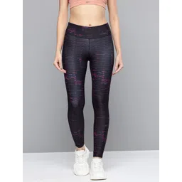 Reebok Women Striped Lux Bold Running Tights-picture-17