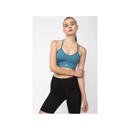 Reebok Womens Id Train Tri Back B Blue Sports Bra-picture-14