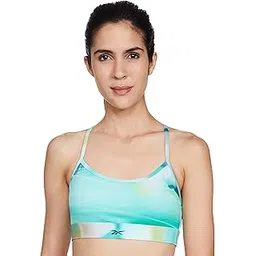 reebok Women's Polyester Lightly Padded Wire Free Standard Sports Training Bra-picture-36