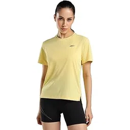 reebok Women's Solid Regular Fit T-Shirt-picture-35