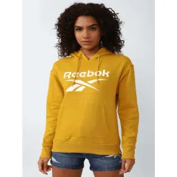 Reebok Yellow Cotton Graphic Print Hoodie-picture-34