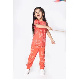 Reedoo Kids Bio Finish Conversational Printed Round Neck Cotton T-shirt-picture-34