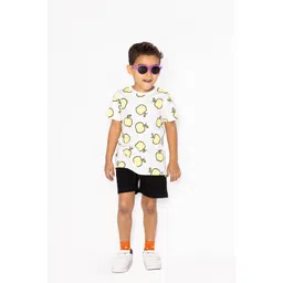 Reedoo Unisex Kids Bio Finish Conversational Printed Round Neck Cotton T-shirt-picture-36