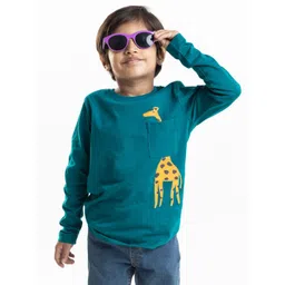 Reedoo Unisex Kids Bio Finish Graphic Printed Round Neck Cotton T-shirt-picture-58