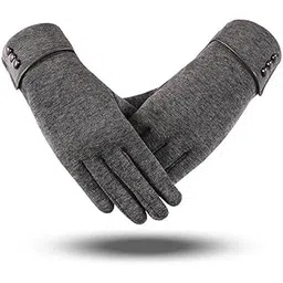 reffer women wool gloves cute pattern knitted (warm velvet inside) Suede stretchy windproof touchscreen finger winter gloves for women girl's-picture-24