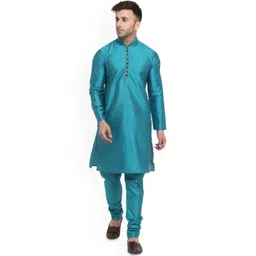 REFULGENT Men Solid Kurta with Churidar-picture-26