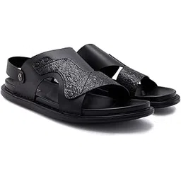 regal Imperio Men Textured Leather Sandals-picture-55