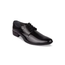 Regal Men Black Textured Formal Derbys-picture-41