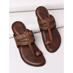 Regal Men Leather Comfort Sandals image 1