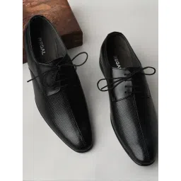 Regal Men's Black Derby Shoes-picture-20