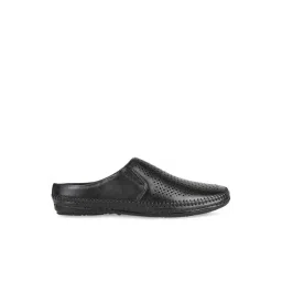 Regal Men's Black Mule Shoes-picture-11