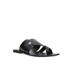 Regal Men's Black Toe Ring Sandals-picture-15