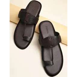 Regal Men's Brown Toe Ring Sandals-picture-39