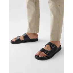 Regal Men's Comfort Black Casual Sandals-picture-36