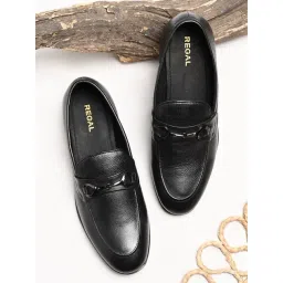 Regal Men's Comfort Black Moccasins-picture-44
