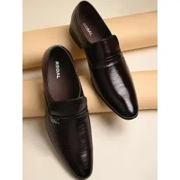 Regal Men's Maroon Formal Loafers-picture-42