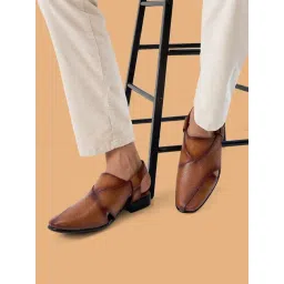 Regal Men's Tan Back Strap Sandals-picture-21