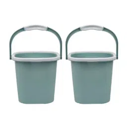 Pastel Blue 25 Ltr Polypropylene Bucket Set (Set of 2) by Regalo-picture-19
