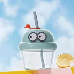 Regalo Toddler Bowls | Air Tight Glass Baby Feeding Bowl Cum Sipper | BPA Free | Glass Bowl with Straw| 250ML Capacity (Glass Clear)-picture-10