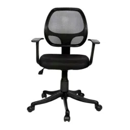 Regent Net &a; Metal Black Chair with Novel Handle, RSC-803-picture-47