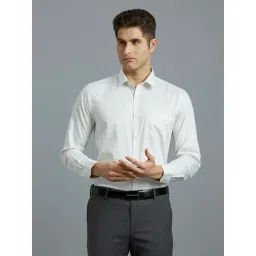 Reid & Taylor Green Cotton Regular fit Stripes Shirt-picture-33