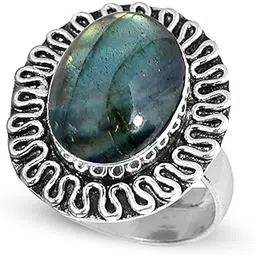 Original AAA Natural Amethyst Labradorite Malachite Lapis Howlite Rose Quartz Tiger Eye Green Aventurine Jade Ring Genuine Gemstone Adjustable Ring-image-43