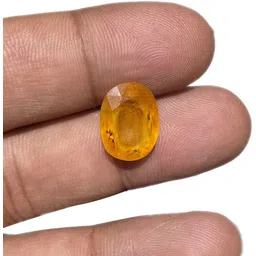 REIKI CRYSTAL PRODUCTS Yellow Cut Natural Sapphire Gemstone-picture-25