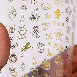 Reindeer Snowflake Nail Stickers Christmas Decals Snowflake+Reindeer-picture-12