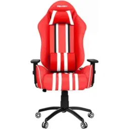 Rekart PU Leather Red &a; White Ergonomic Adjustable Revolving Wing Back Gaming Chair, RGC-09-picture-24