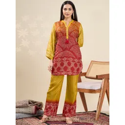Rekha Maniyar Mandarin Collar Tunic & Palazzos Co-OrdsSet-picture-21